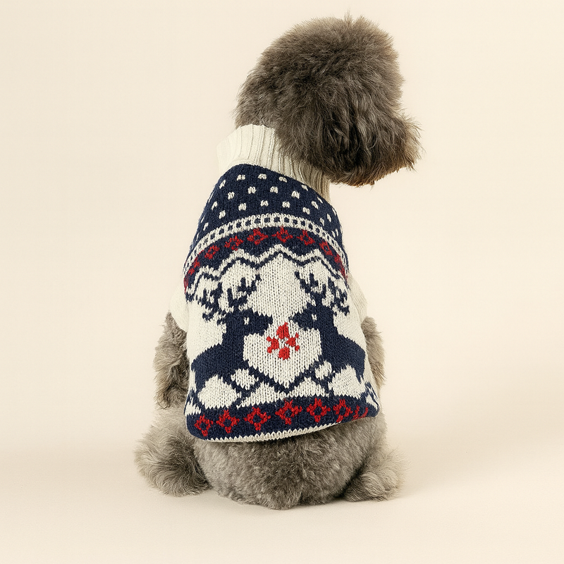 Nordic Snowfall Pup Sweater