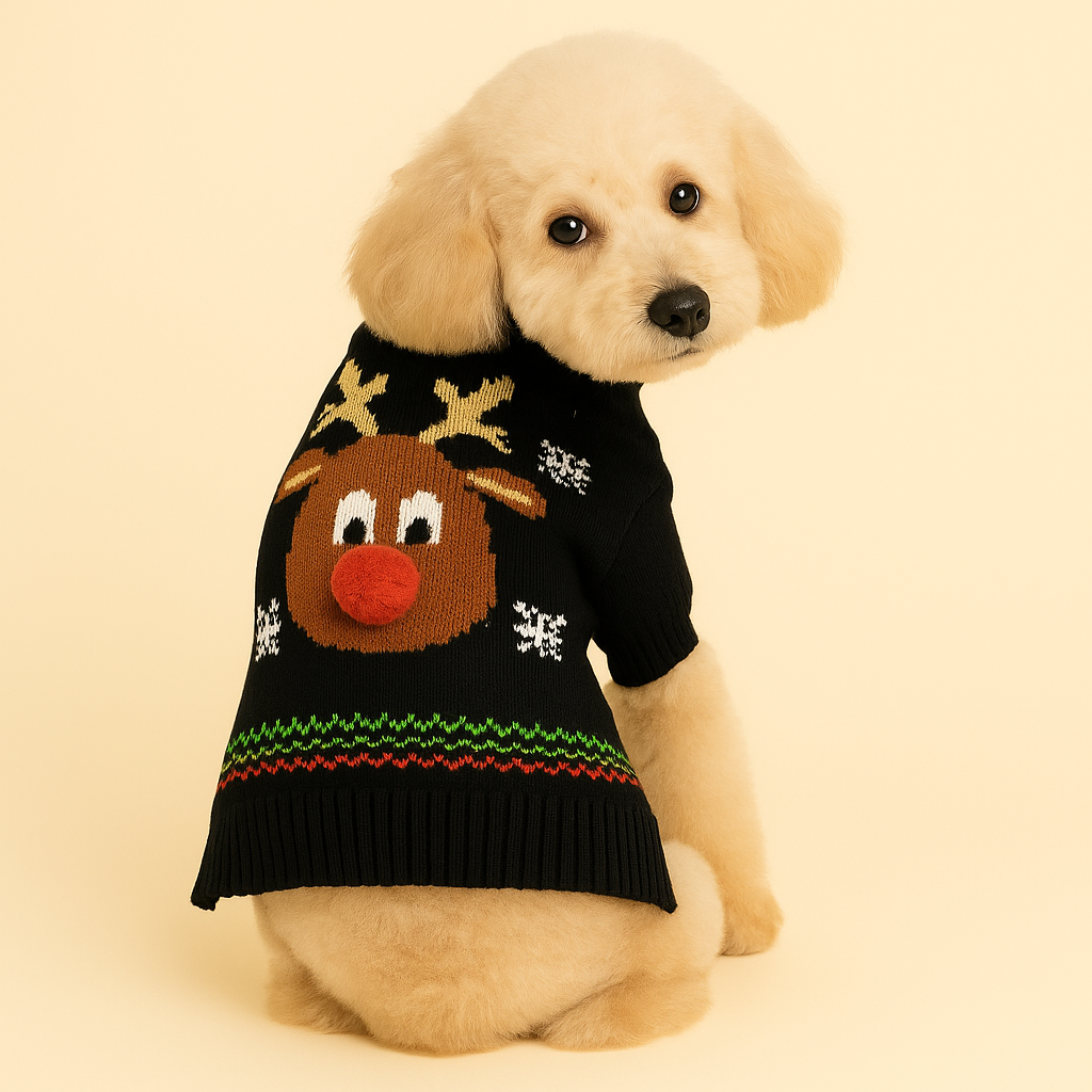 Midnight Rudolph Knit