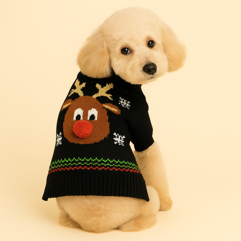 Midnight Rudolph Knit