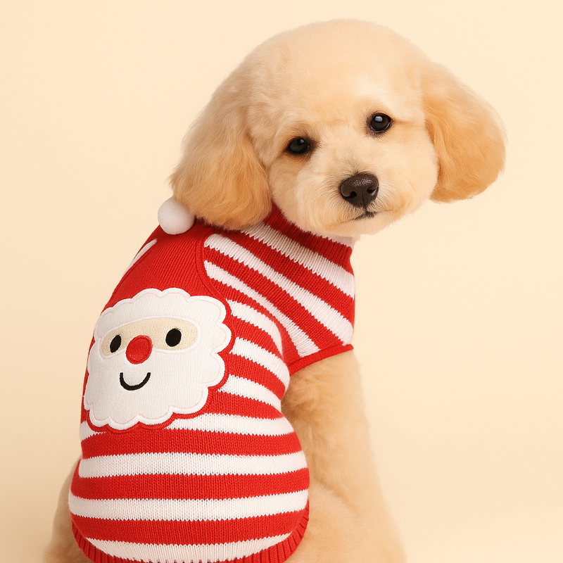 Santa Stripes Cozy Knit