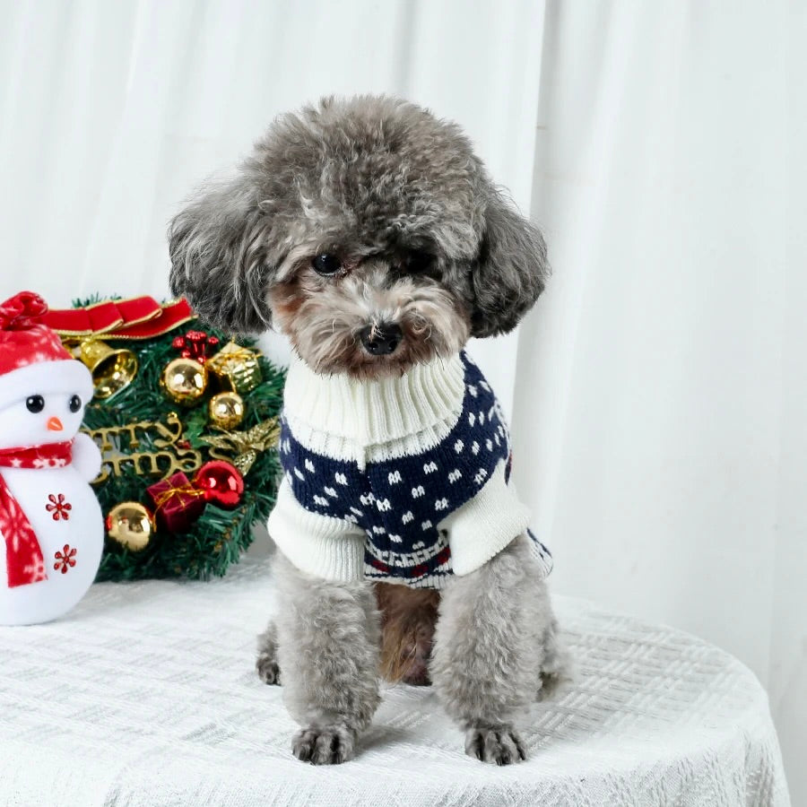 Nordic Snowfall Pup Sweater