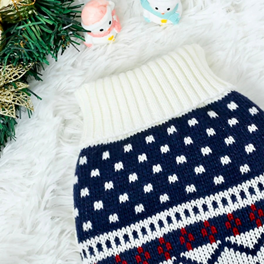 Nordic Snowfall Pup Sweater