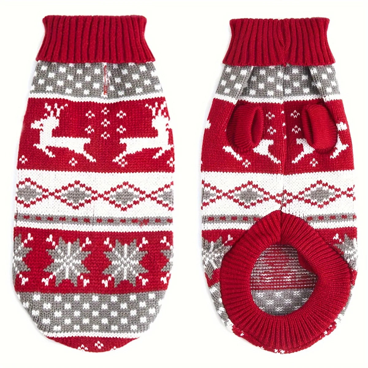 Nordic Reindeer Pup Sweater