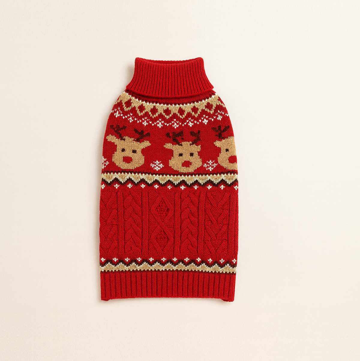 Rudolph Knit Holiday Pup Sweater