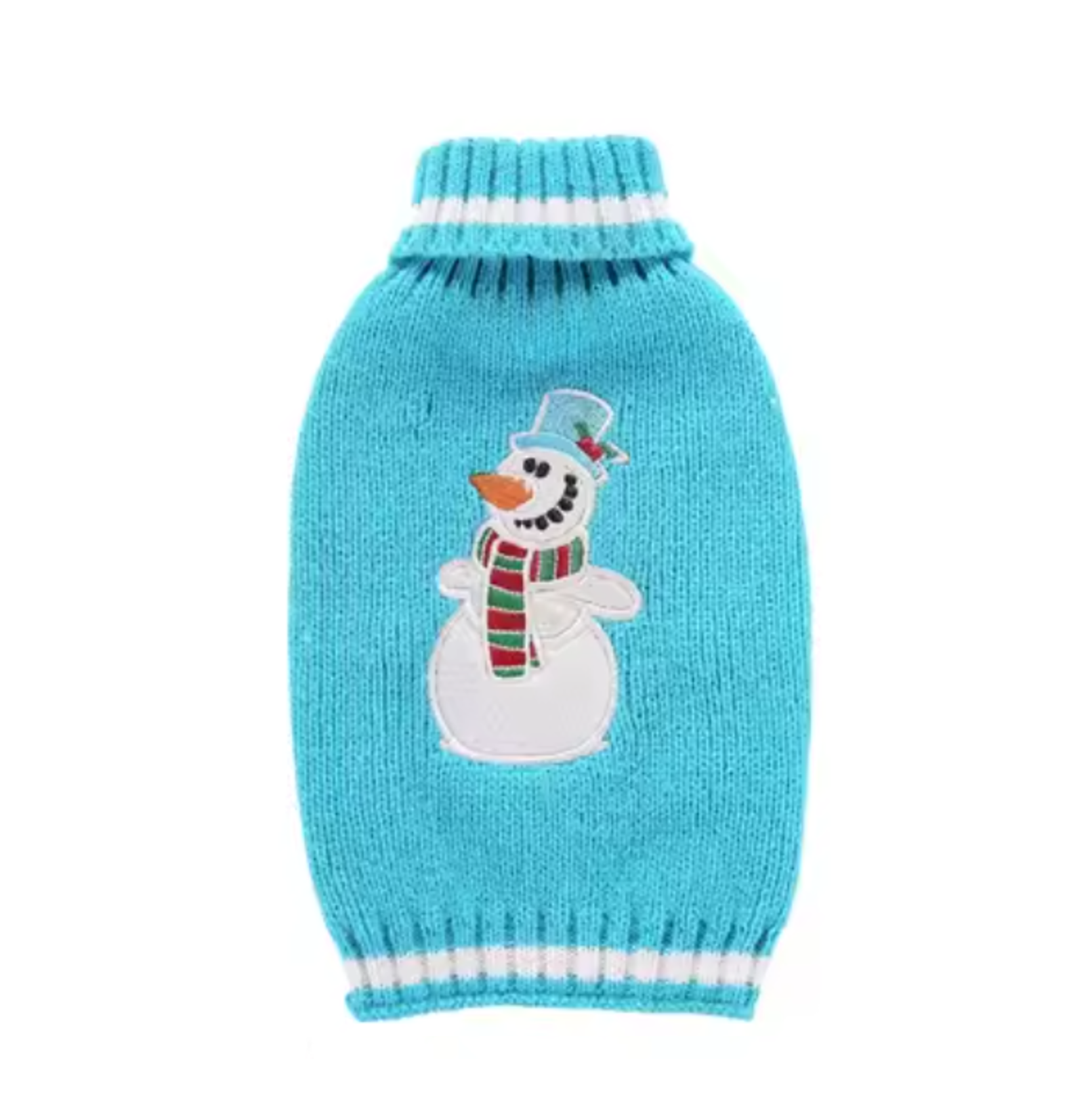 Frosty Blue Snowman Sweater