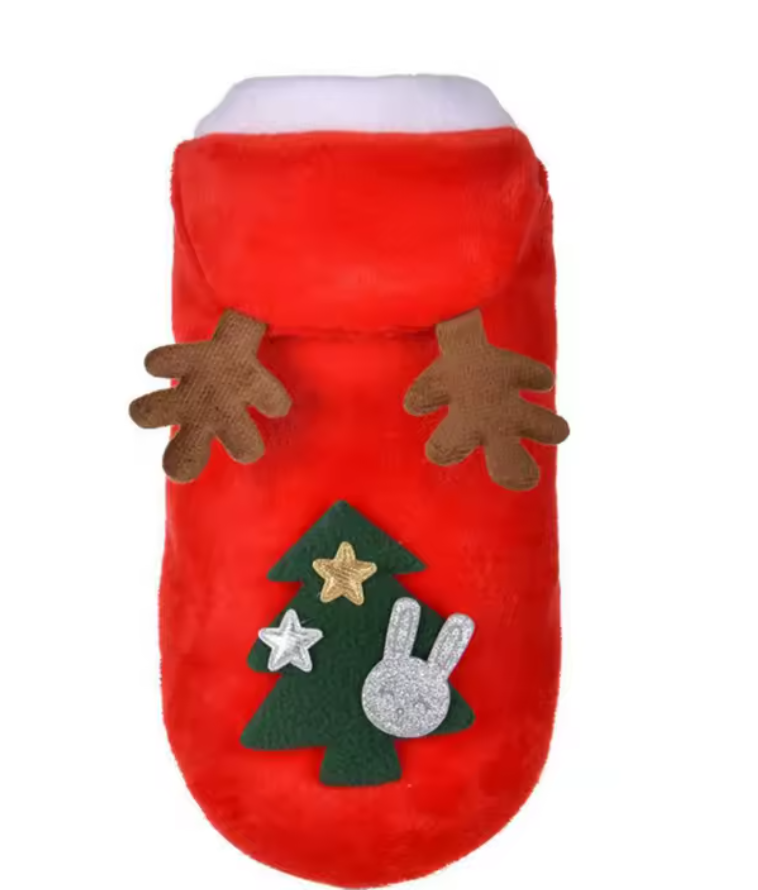 Reindeer Tree Pup Hoodie