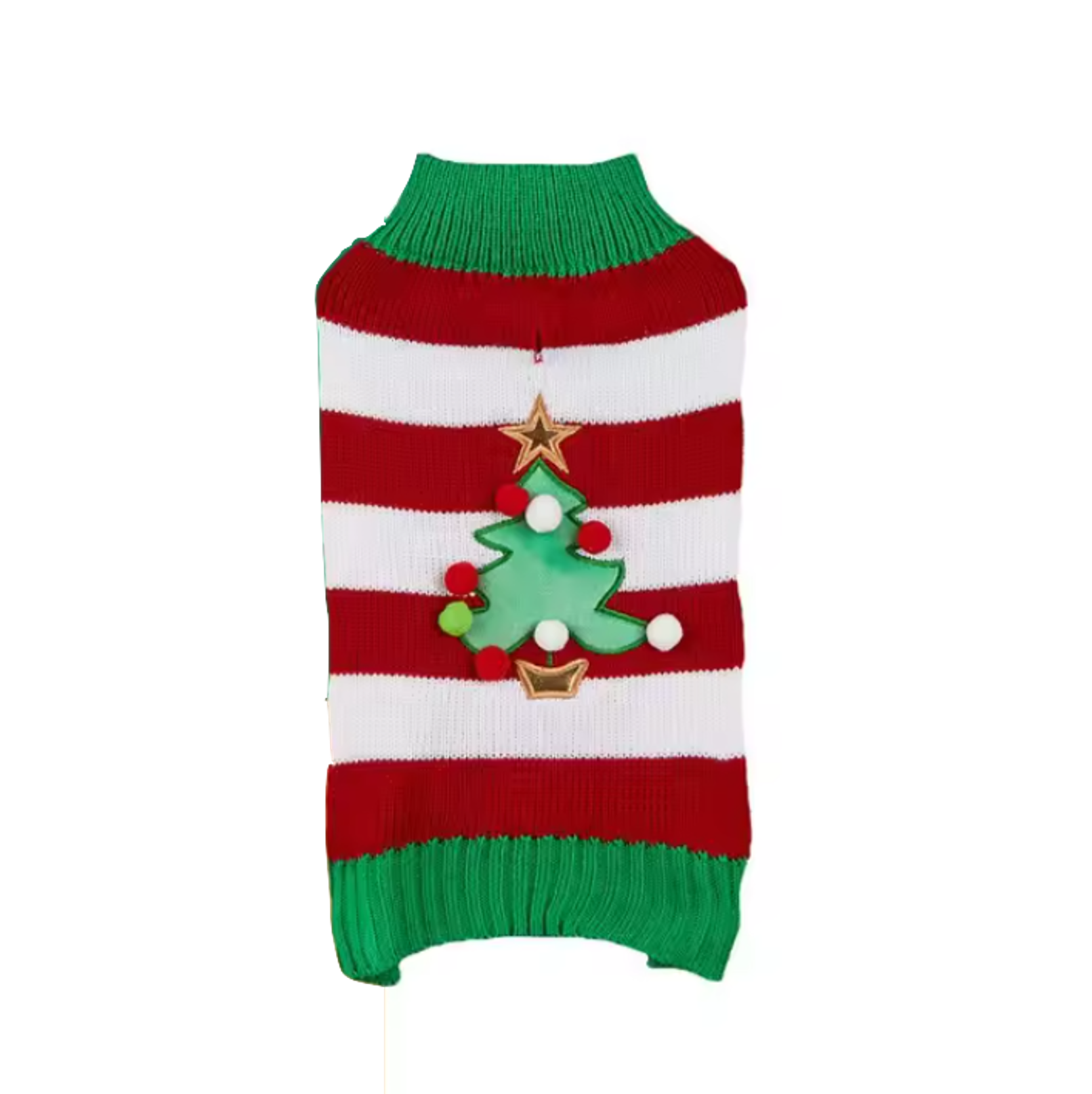 Festive Evergreen Stripes Sweater