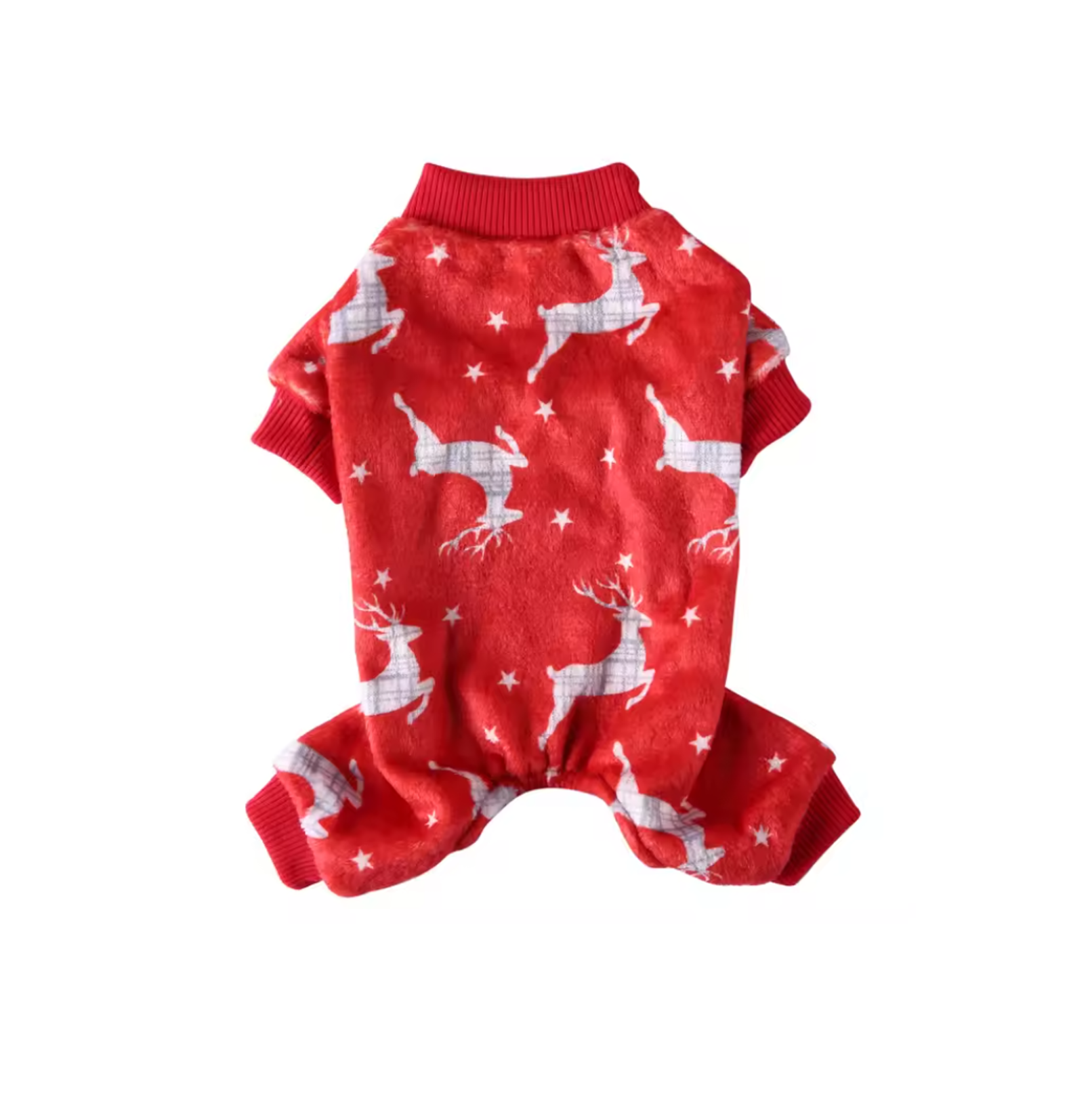 Crimson Reindeer Dash Pup Pajamas