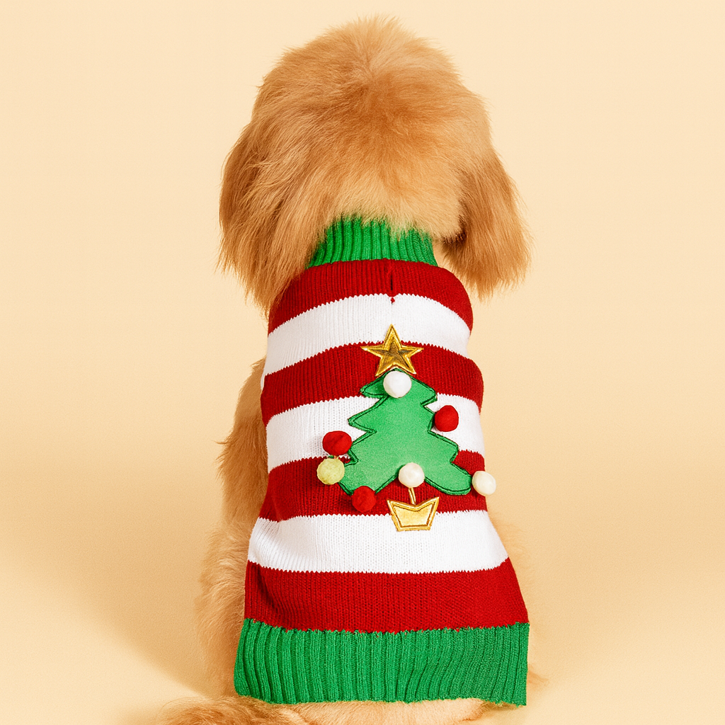 Festive Evergreen Stripes Sweater